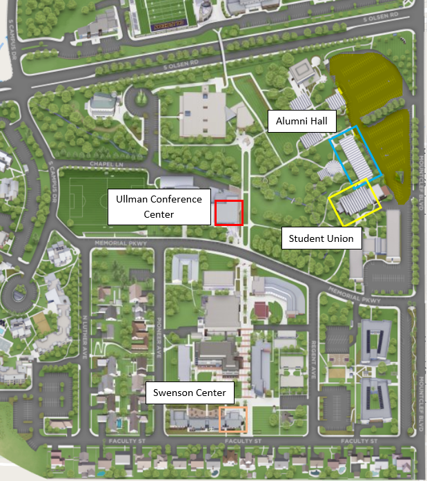 Alumni and Ullman Location