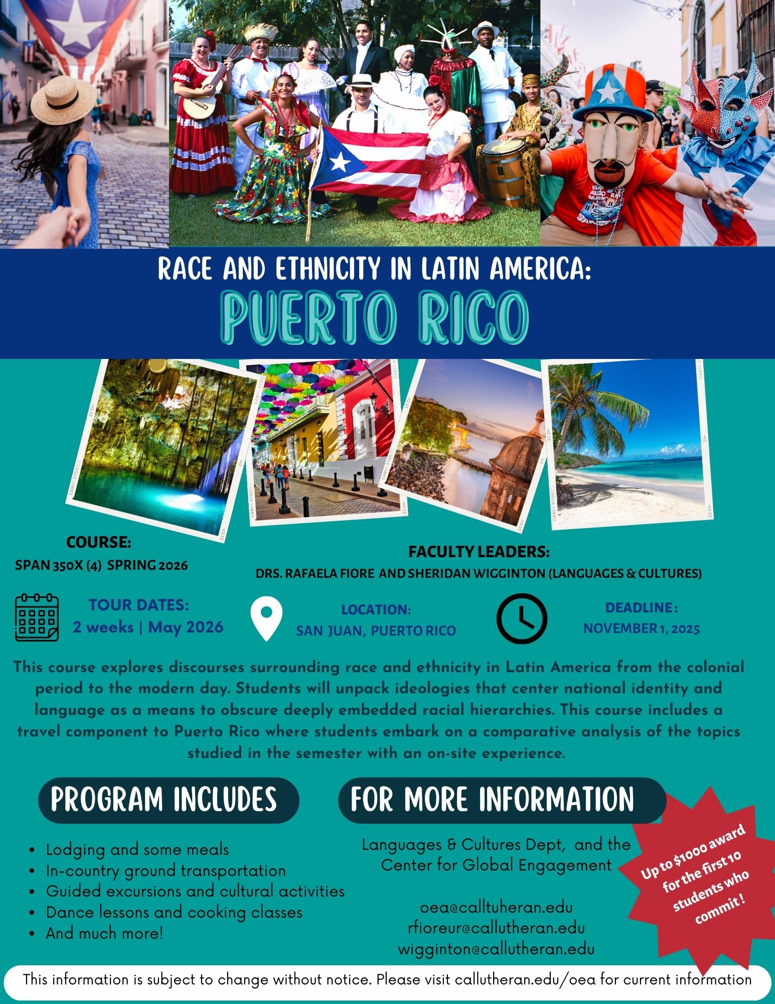 Puerto Rico Flyer English