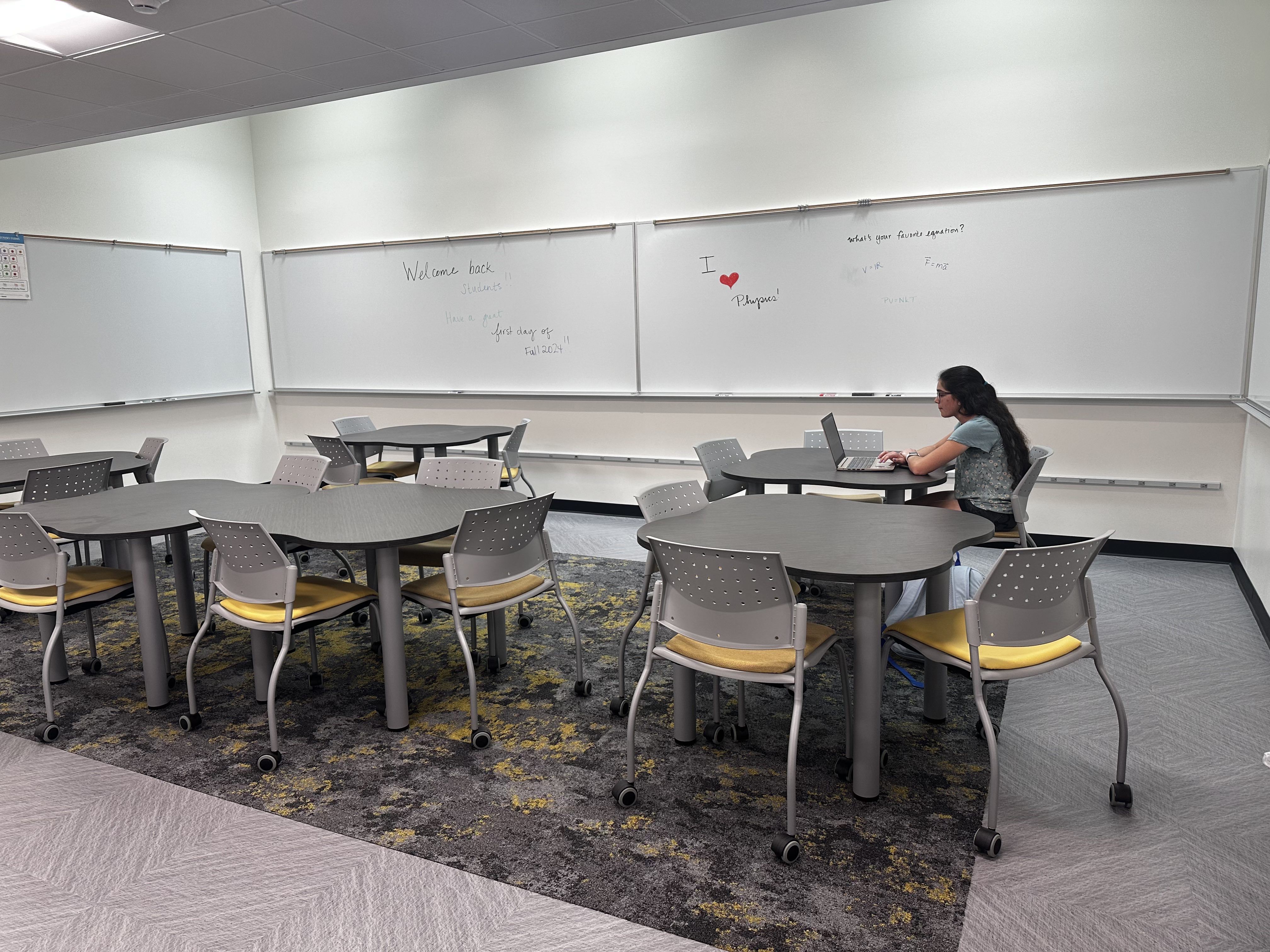 Physics Collab Space Location of Physics Collab Space