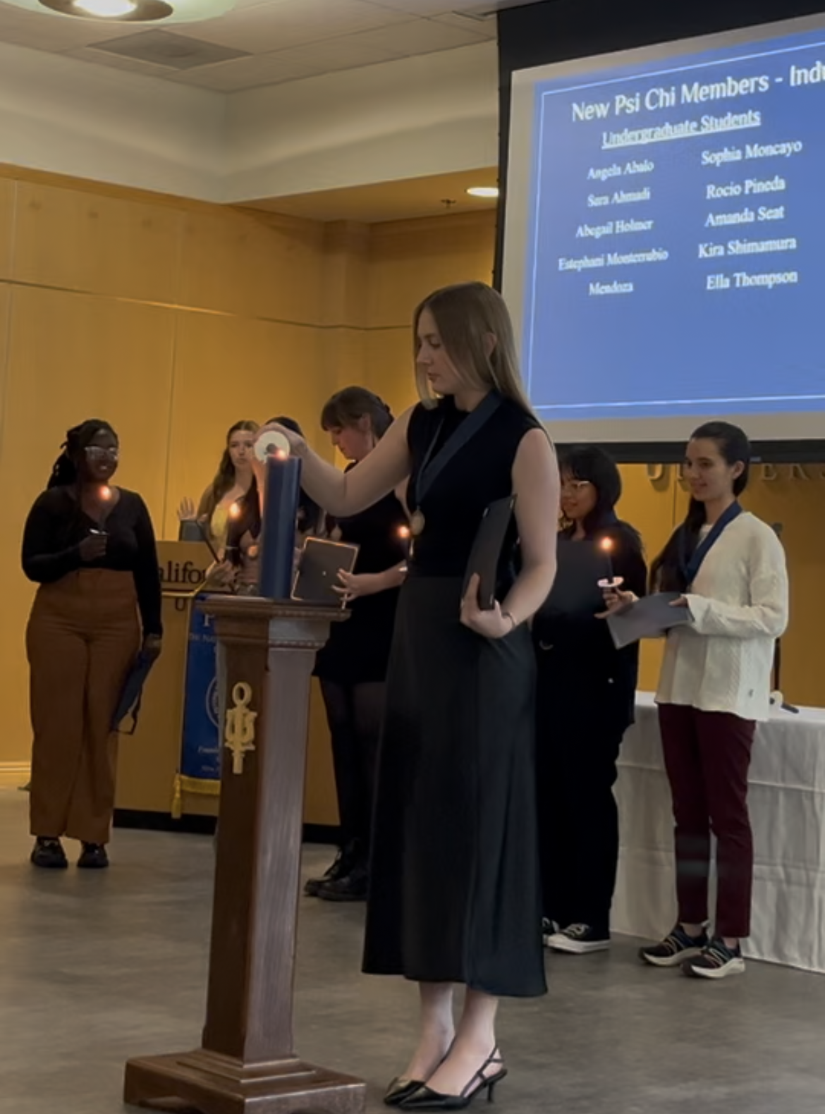 Psi Chi Candle Lighting 2025