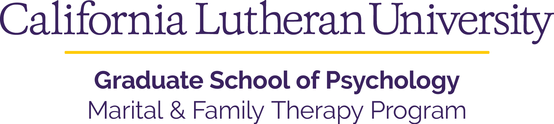 California Lutheran University / Graduate School of Psychology / Marriage and Family Therapy