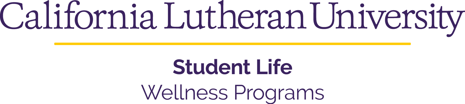 California Lutheran University / Student Life / Wellness Resources