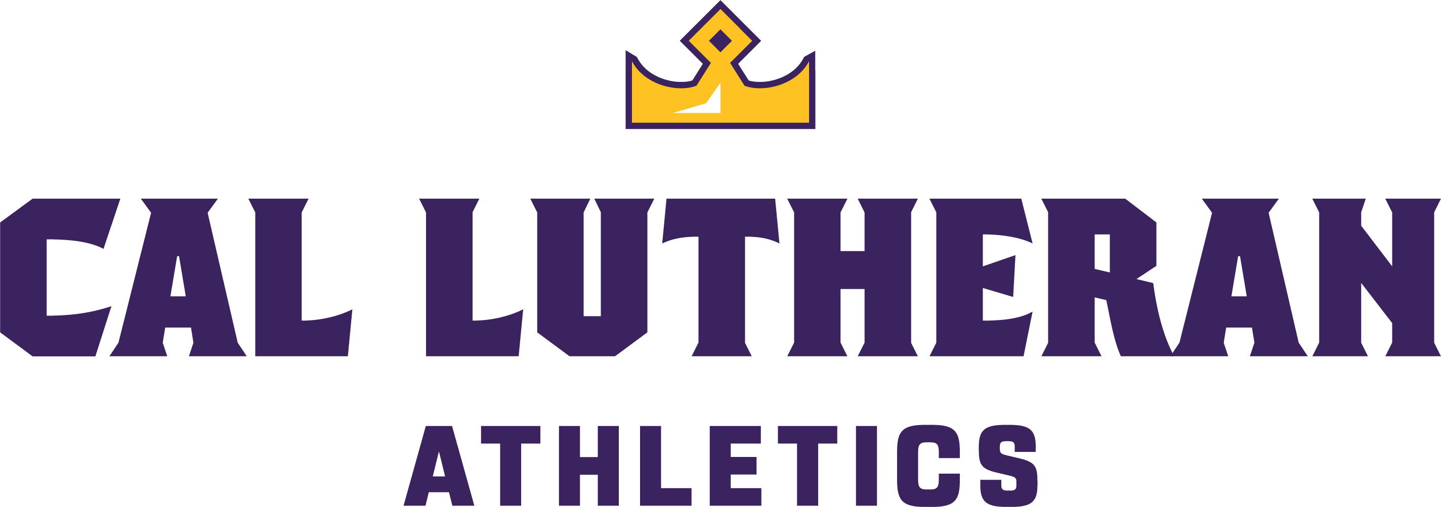 Cal Lutheran Athletics Lockup with Crown