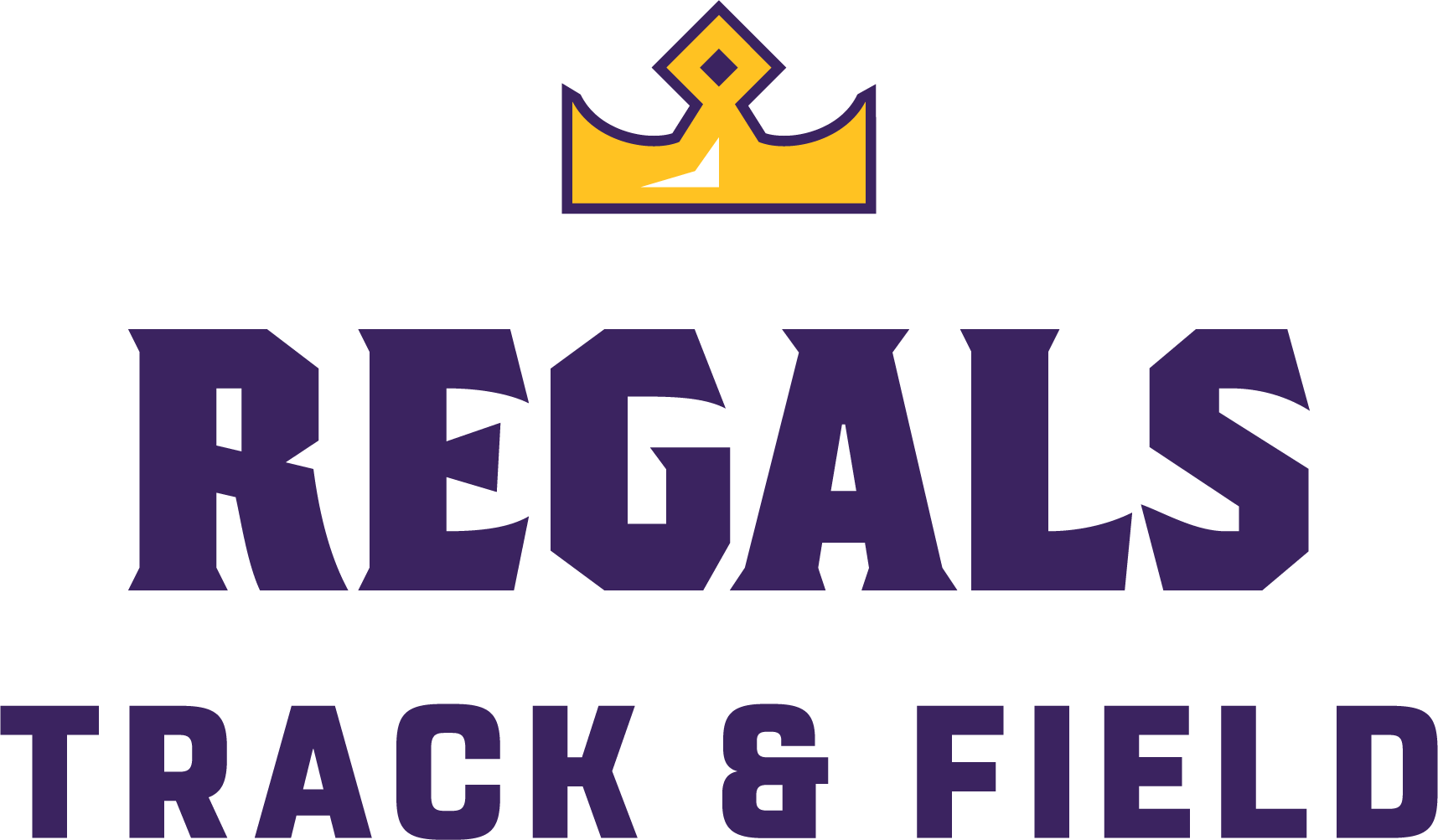 Regals Track and Field Lockup with Crown