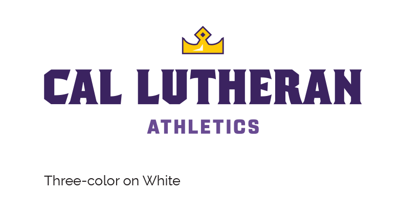 three-color on white