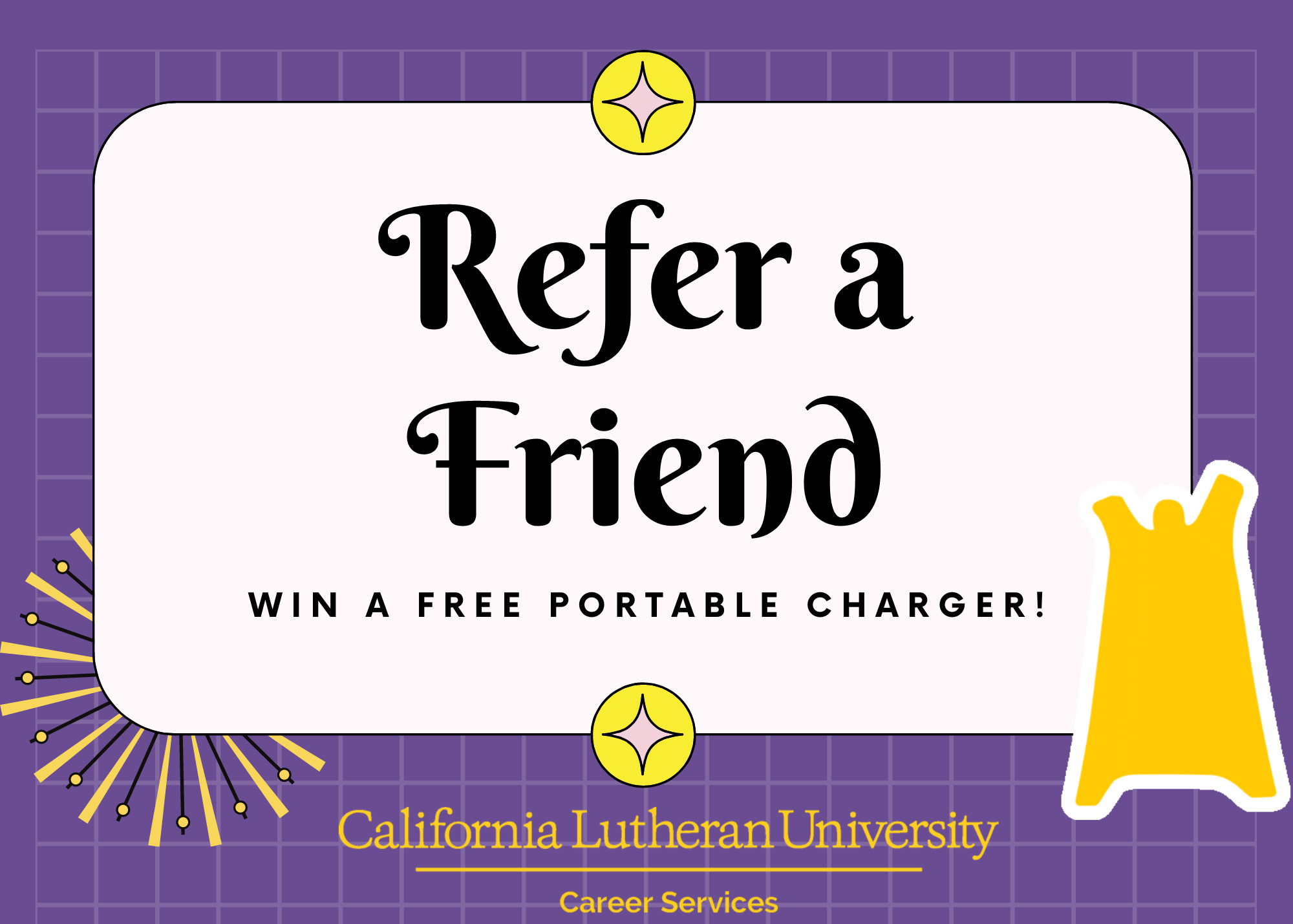 Refer a Friend: Win a Free Portable Charger 