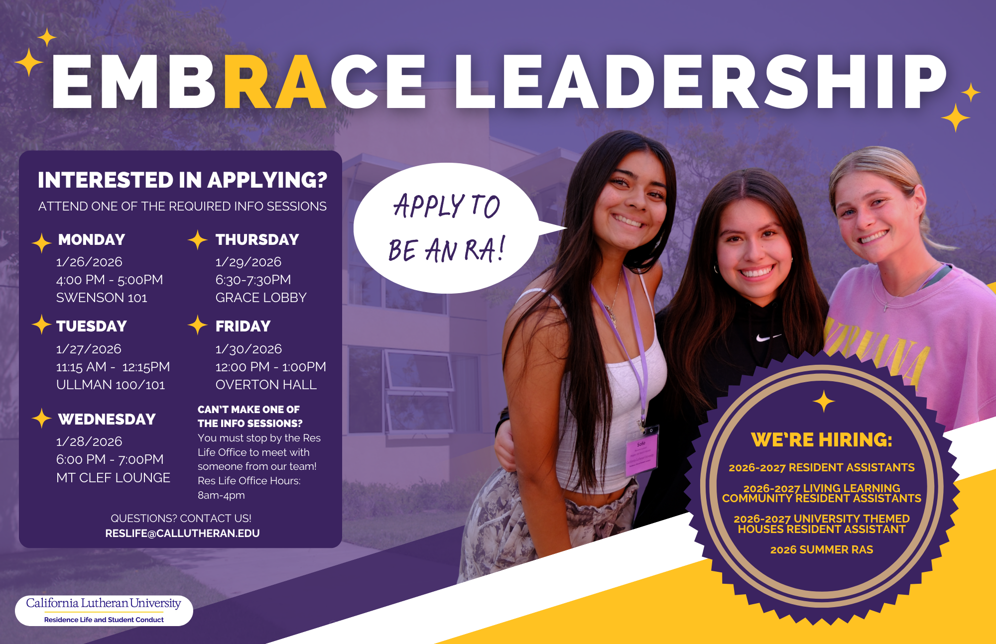 2026/27 RA Marketing